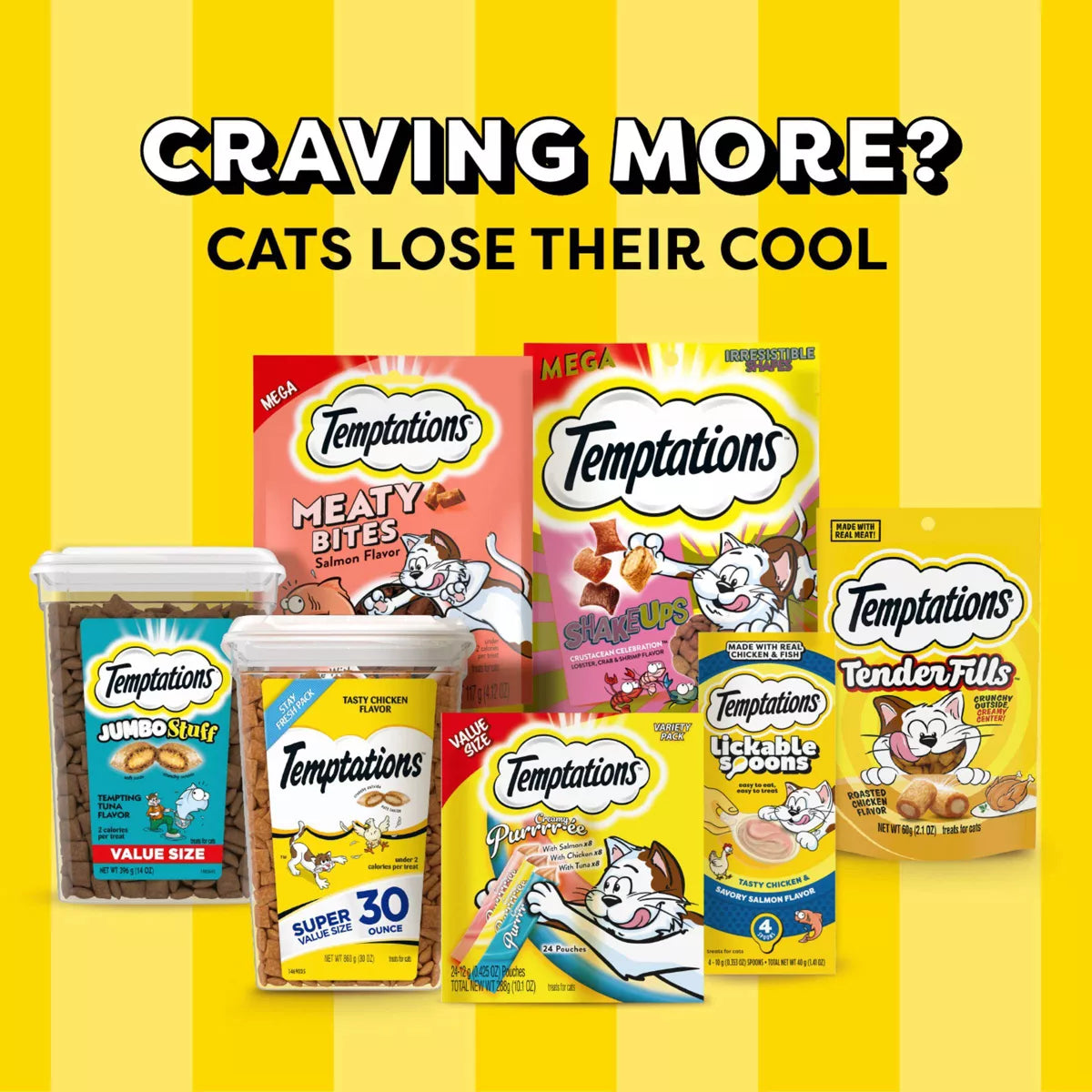 Temptations Classic Tasty Chicken Flavor Crunchy Cat Treats - 6.3Oz