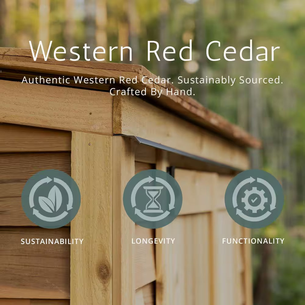 6 Ft. X 3 Ft. Oscar Waste Management Trash Can Storage Shed