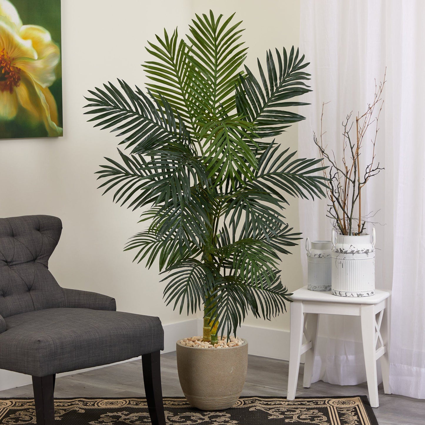 5ft Artificial Palm Tree in Planter