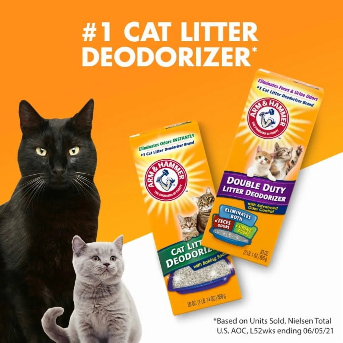Pet Odor Control Kit, Pet Fresh Carpet Odor Eliminator Long Lasting Freshness + Cat Litter Deodorizer with Baking Soda, 30 Oz Each