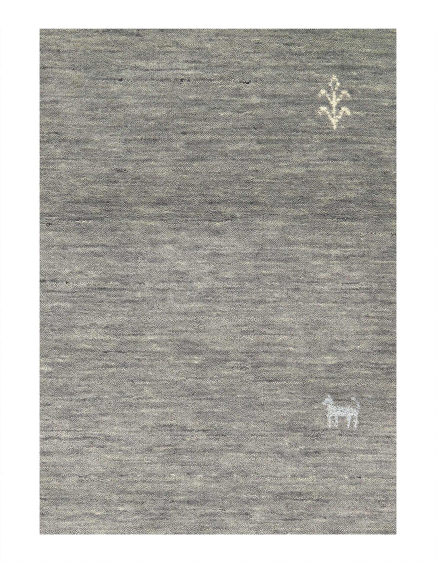 Canvello Hand-wool Knotted Wool Gabbeh Rugs - 2'6'' X 6'