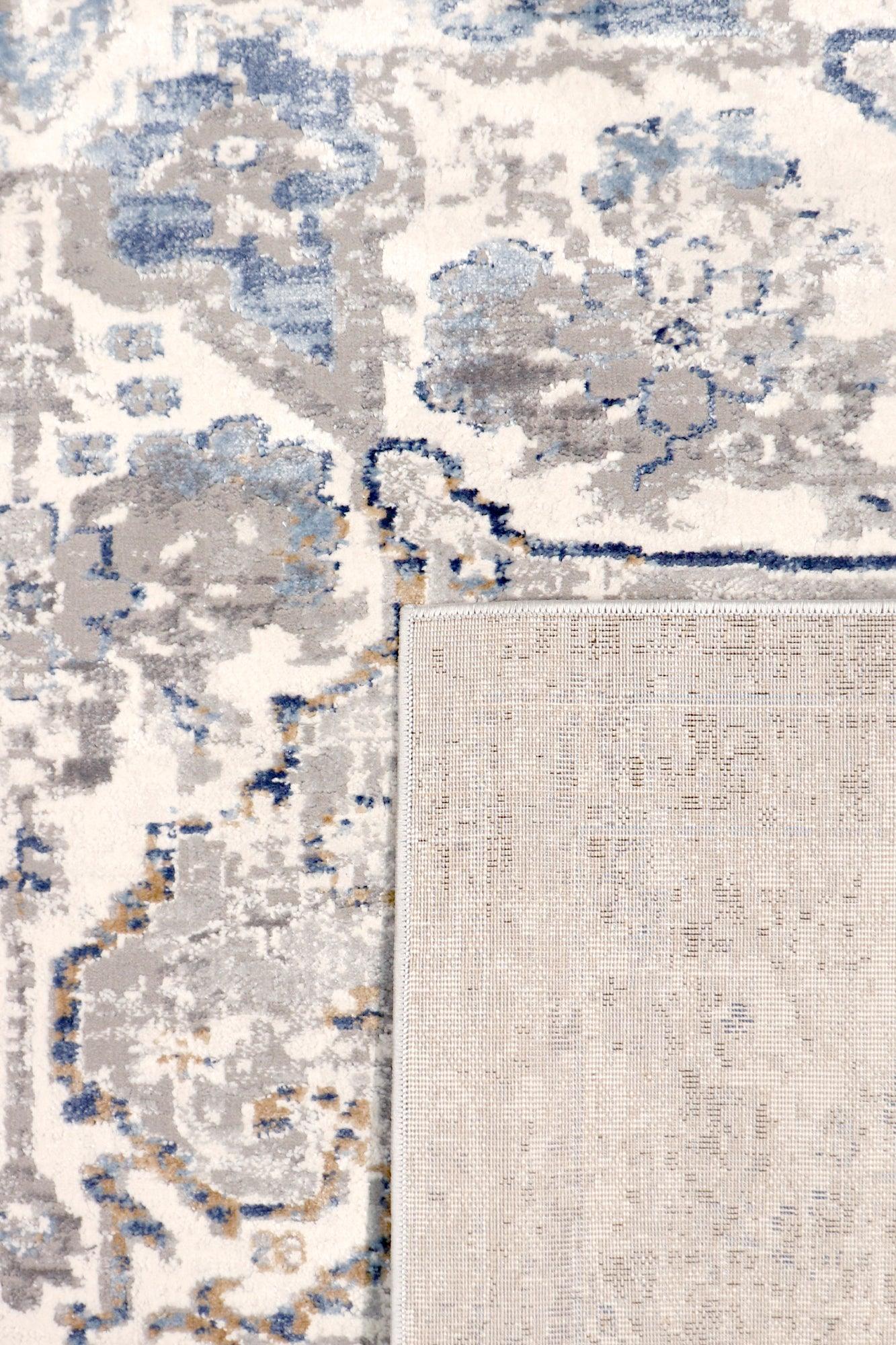 Canvello Light Grey Fabric Area Rug- 7'9" X 9'9"