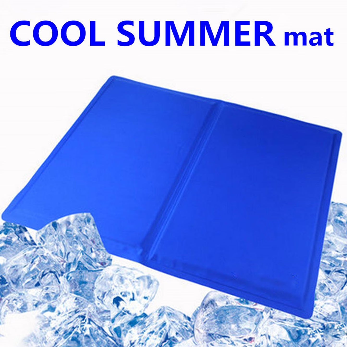 Dog Cooling Mat Pet Cooling Bed Mat for Dog Cat Waterproof Summer Indoor Cooling Pad for Small Medium Large Dogs M (25×20")