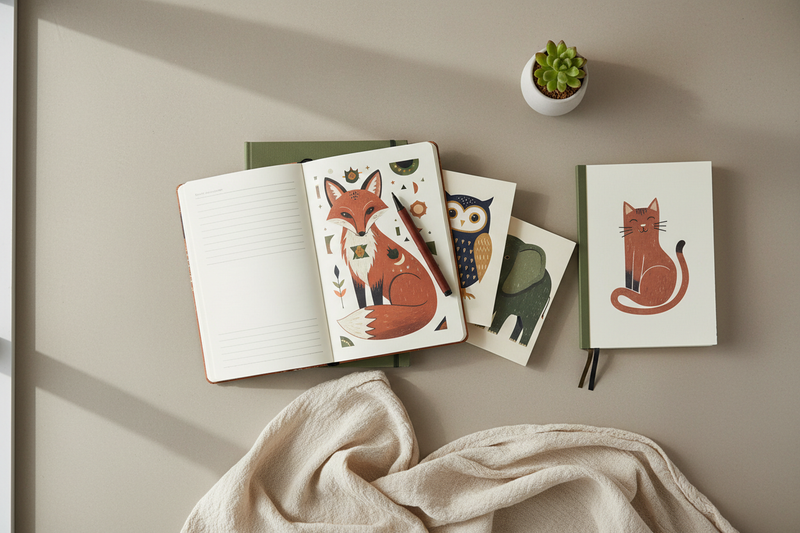 Pet Journals & Animal themed Notebooks