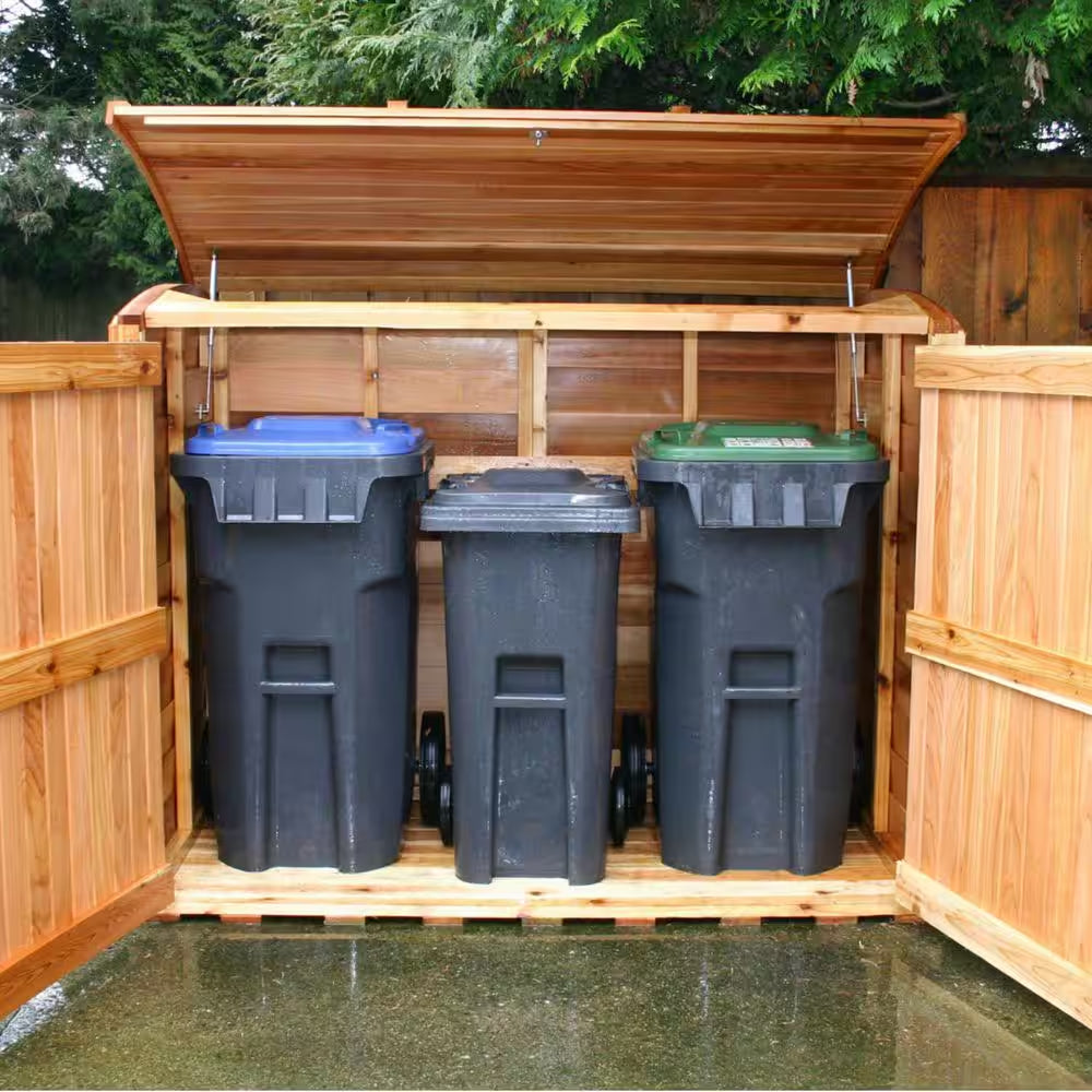 6 Ft. X 3 Ft. Oscar Waste Management Trash Can Storage Shed