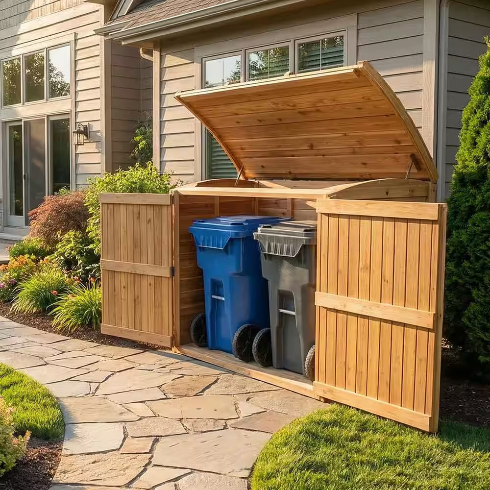 6 Ft. X 3 Ft. Oscar Waste Management Trash Can Storage Shed