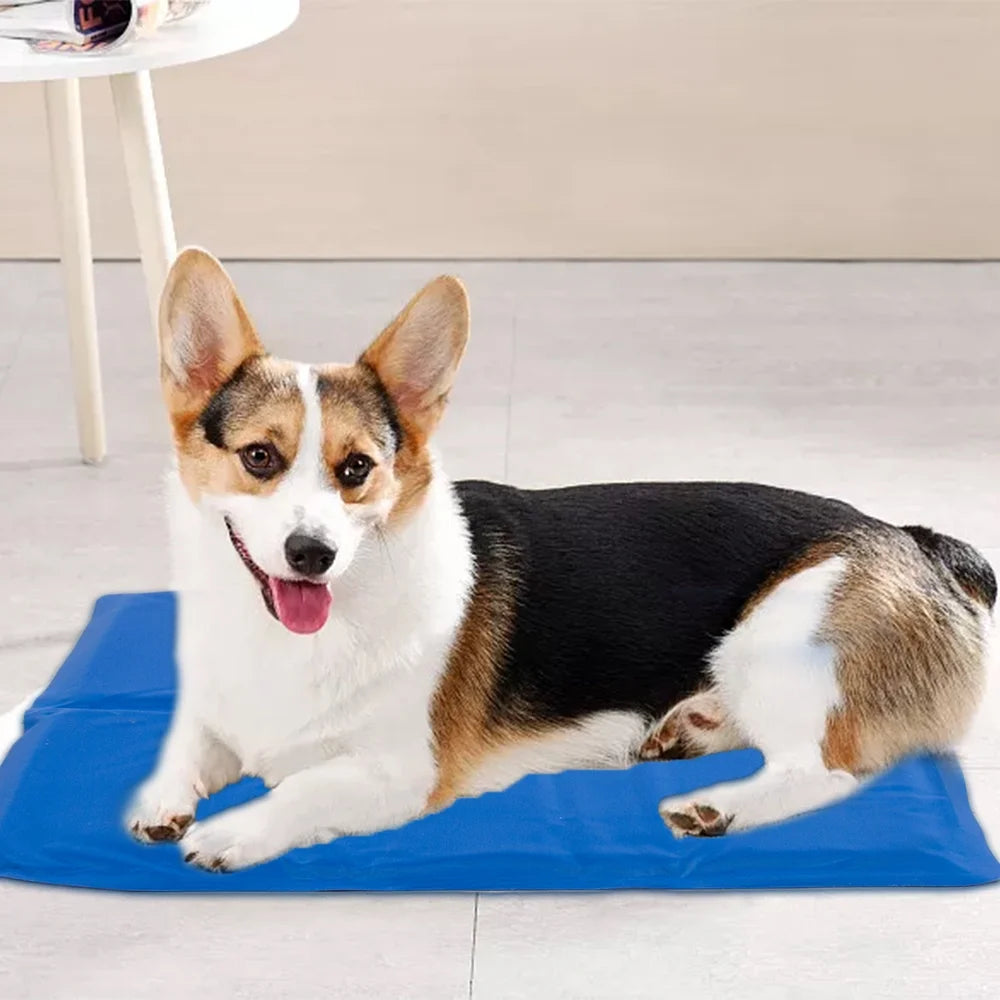 Dog Cooling Mat, Cooling Pad for Cats - No Water, Electricity or Refrigeration Needed - Non-Toxic Dog Cooling Pad- 25.35"X19.5"