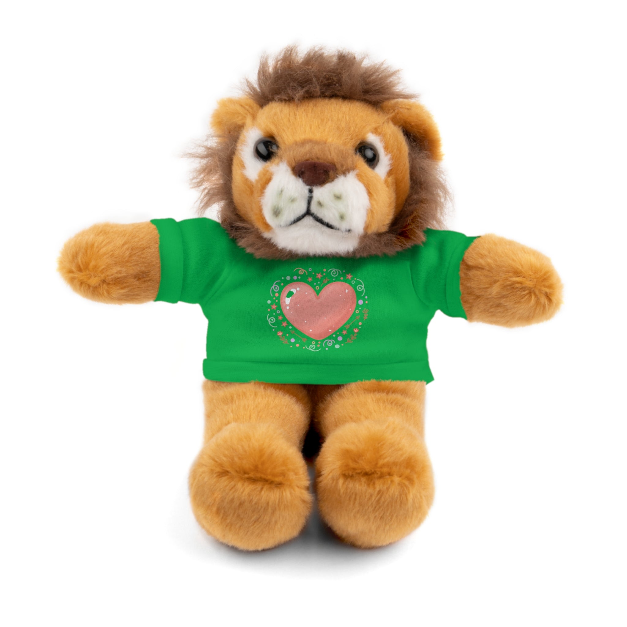 Plush Companion with Heart Stuffed Animals with Tee