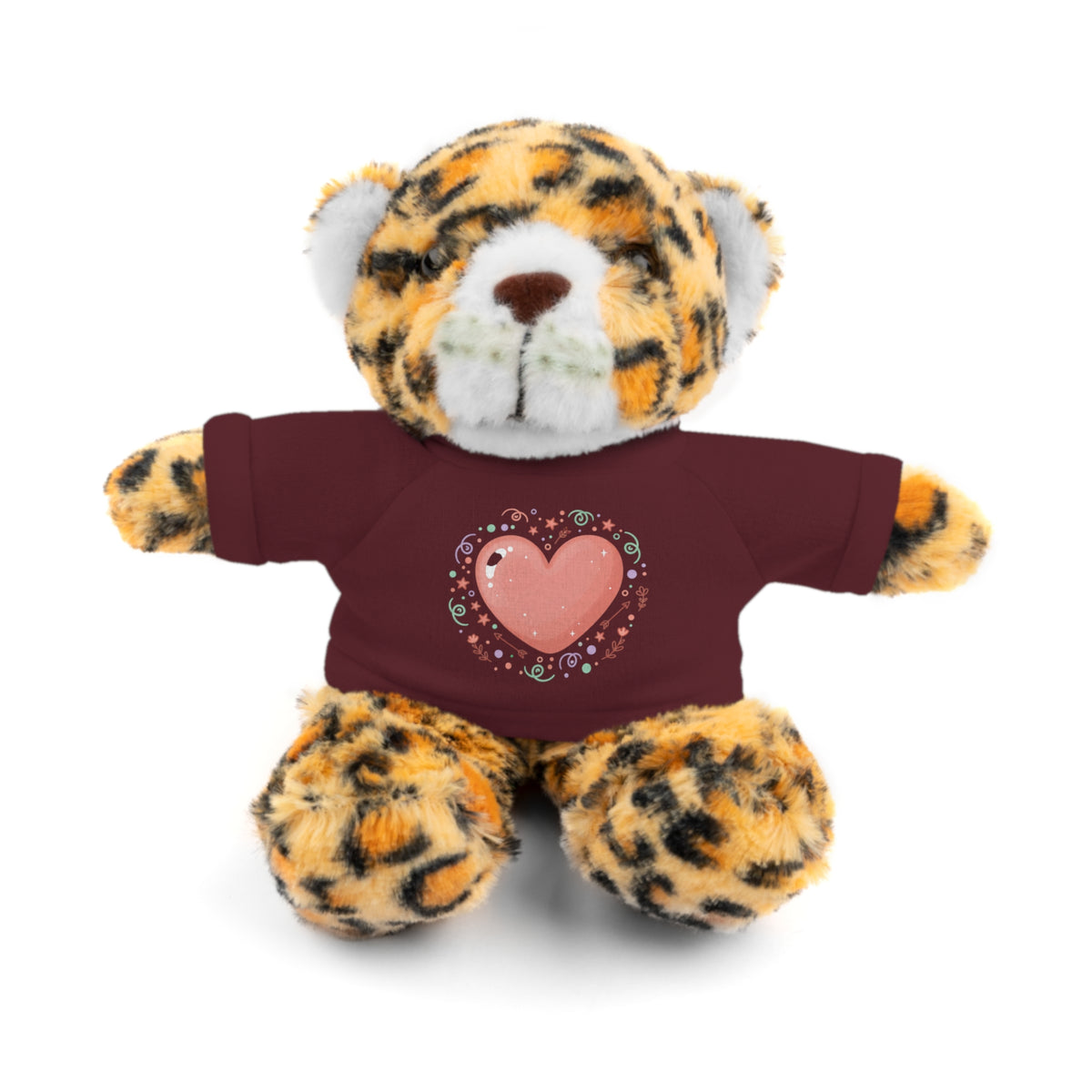 Plush Companion with Heart Stuffed Animals with Tee