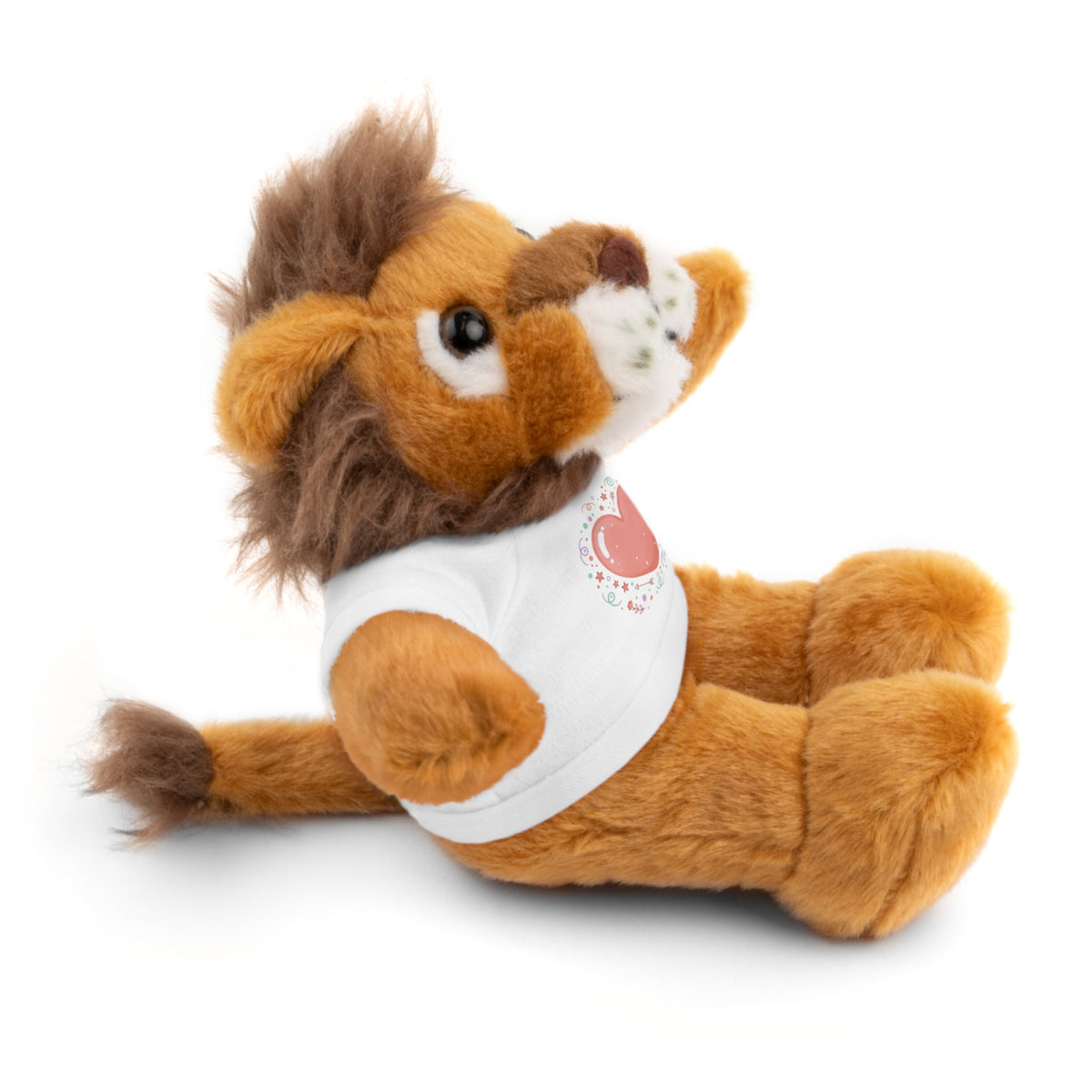 Plush Companion with Heart Stuffed Animals with Tee