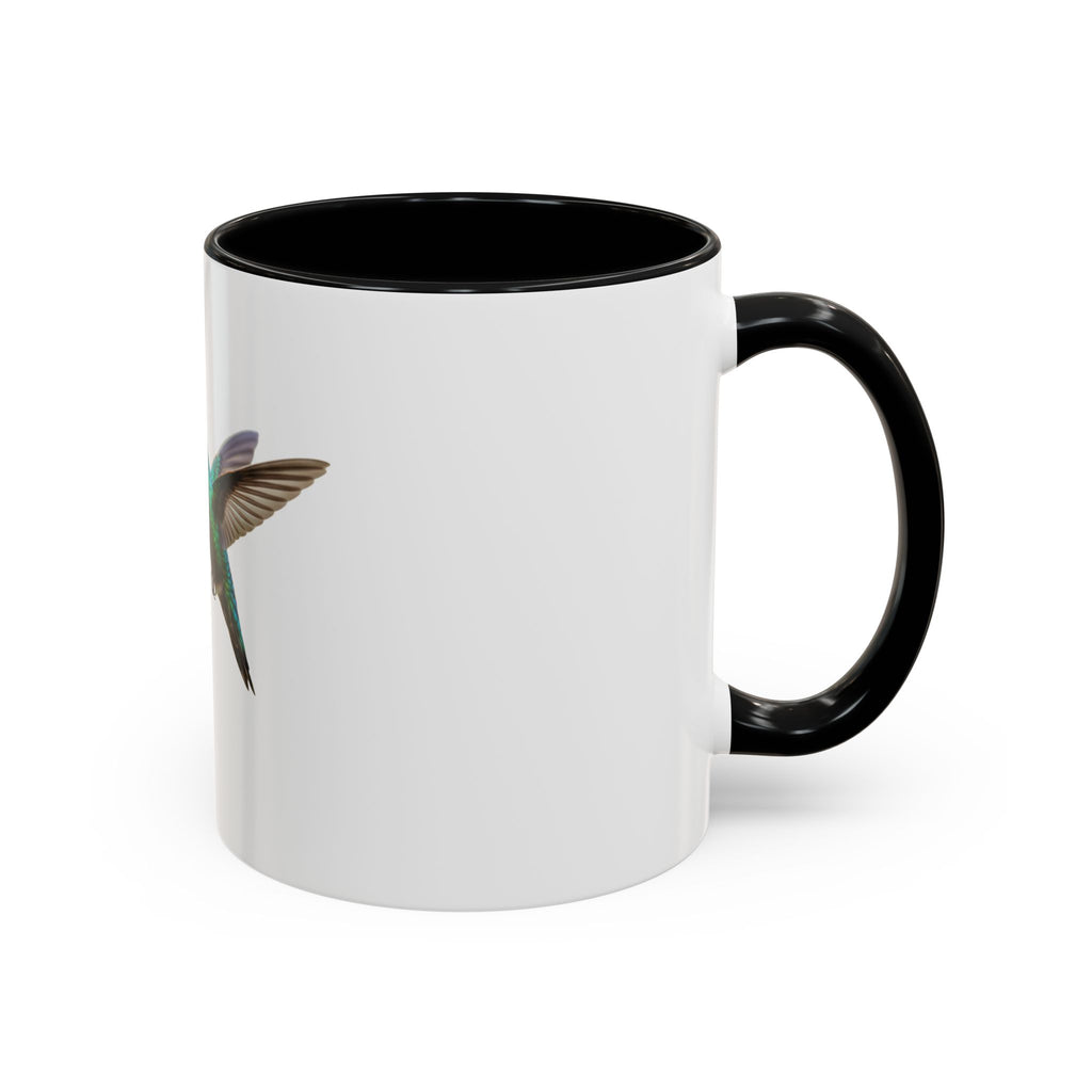 Hummingbird with Flower Thrive Not Just Survive Mug | Accent Coffee Mug