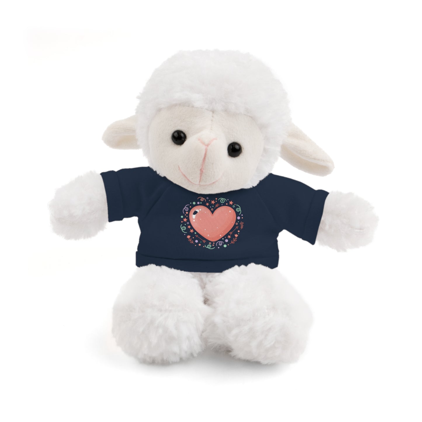 Plush Companion with Heart Stuffed Animals with Tee