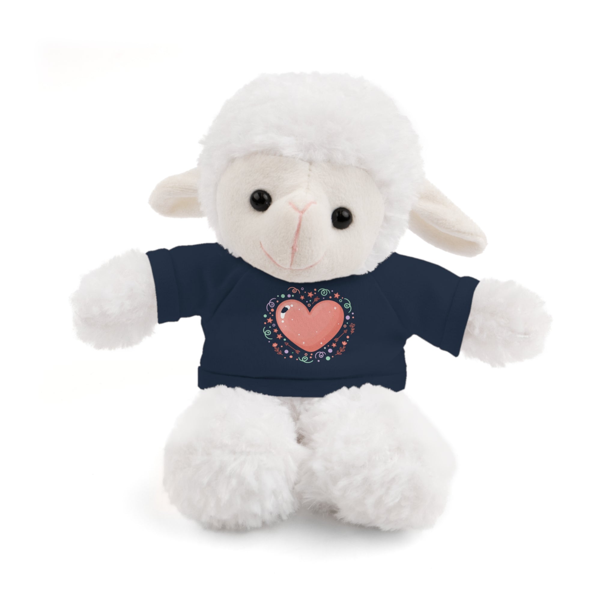 Plush Companion with Heart Stuffed Animals with Tee