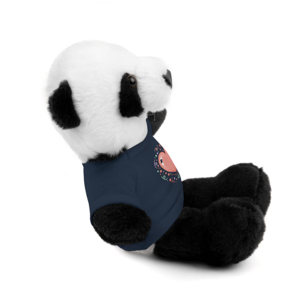 Plush Companion with Heart Stuffed Animals with Tee
