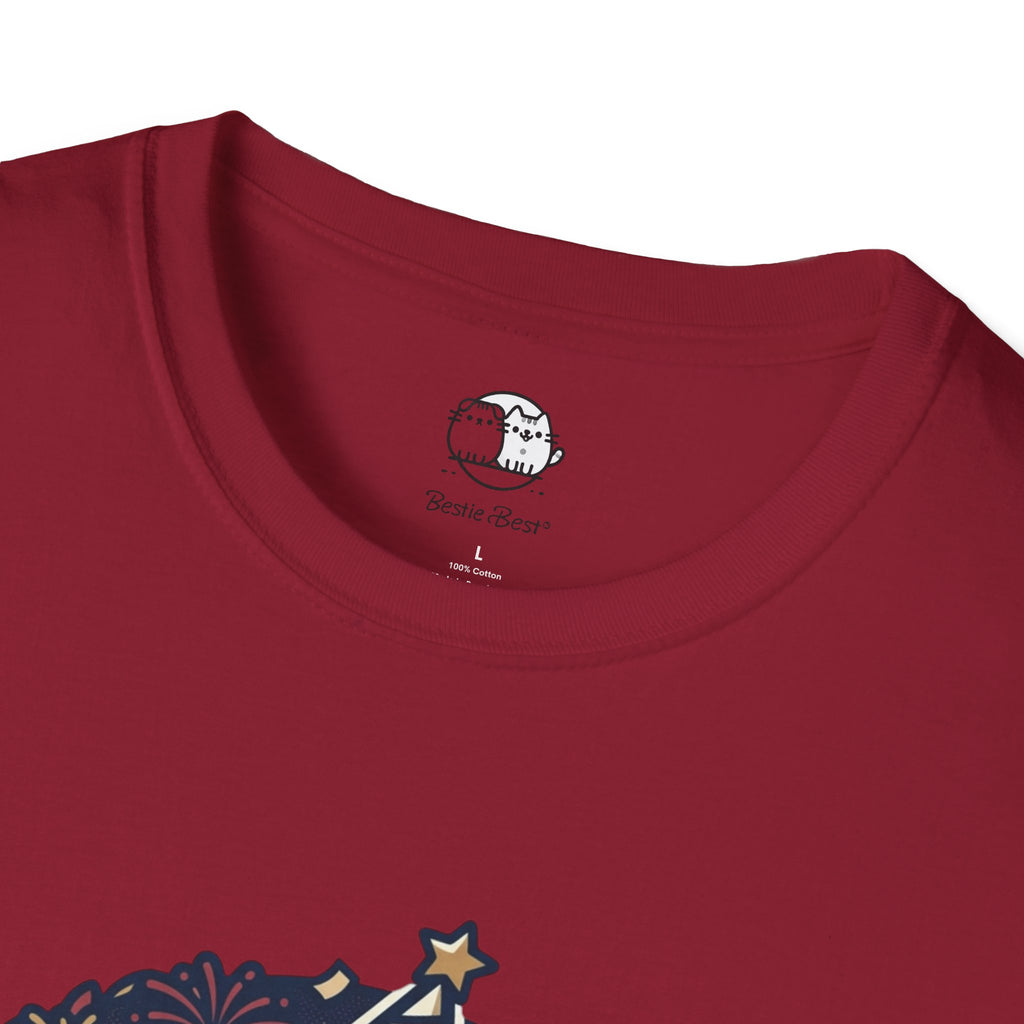 Patriotic Party Dog T-Shirt | 250 Years Celebration Tee