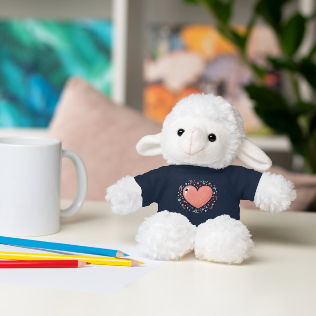 Plush Companion with Heart Stuffed Animals with Tee