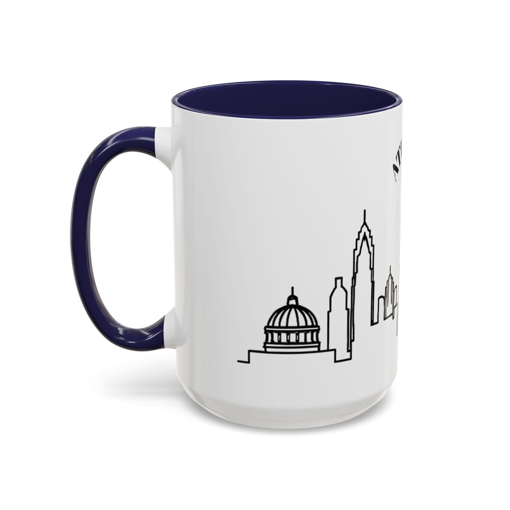 Atlanta Skyline Mug | City Outline Coffee Cup, Black Accent