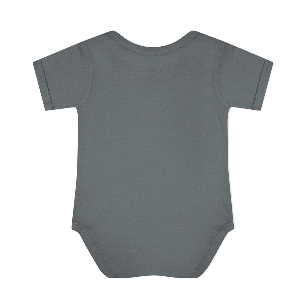 Cute Puppy & his Scooter- Infant Baby Rib Bodysuit- Unisex