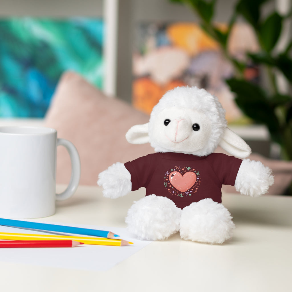 Plush Companion with Heart Stuffed Animals with Tee
