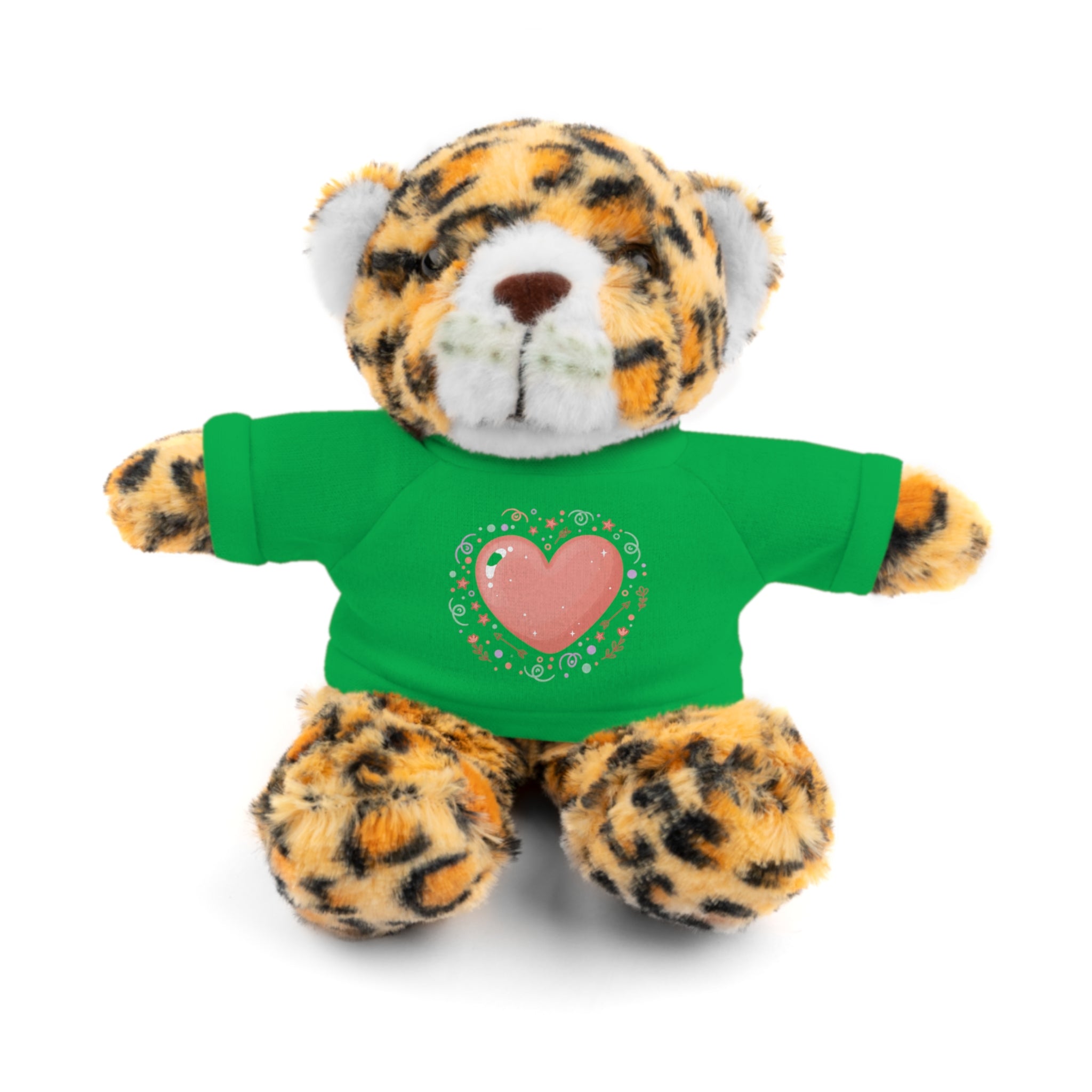 Plush Companion with Heart Stuffed Animals with Tee