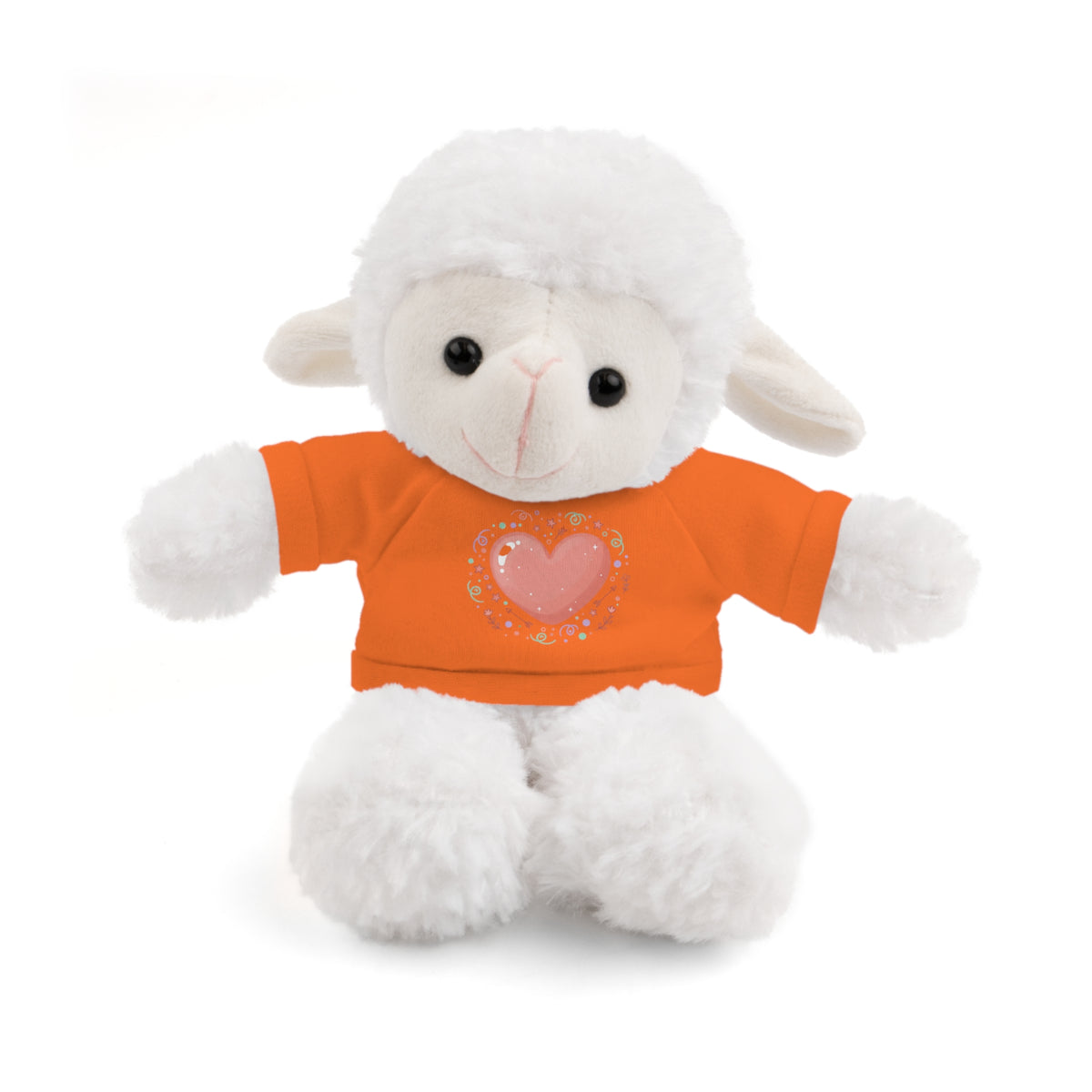Plush Companion with Heart Stuffed Animals with Tee