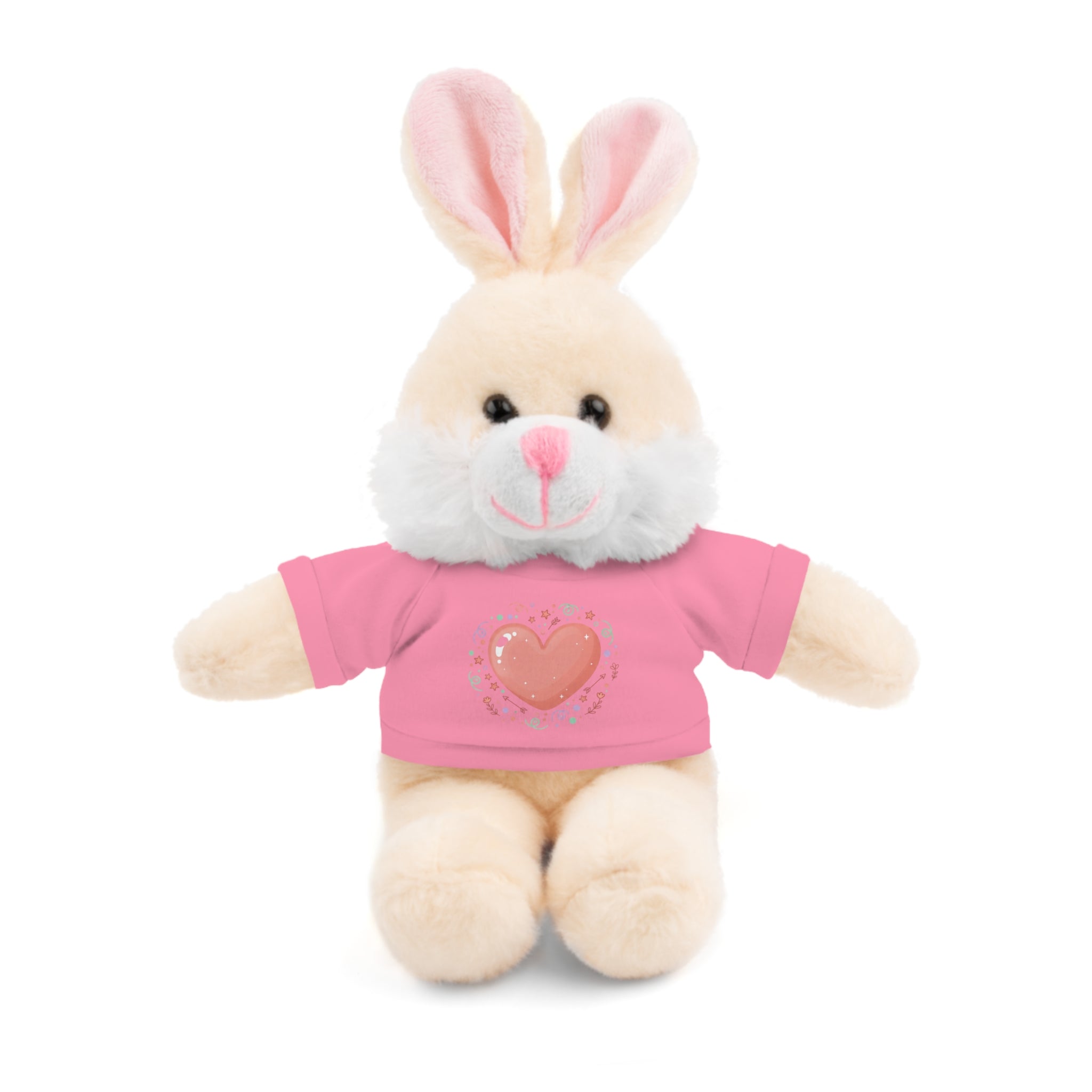 Plush Companion with Heart Stuffed Animals with Tee