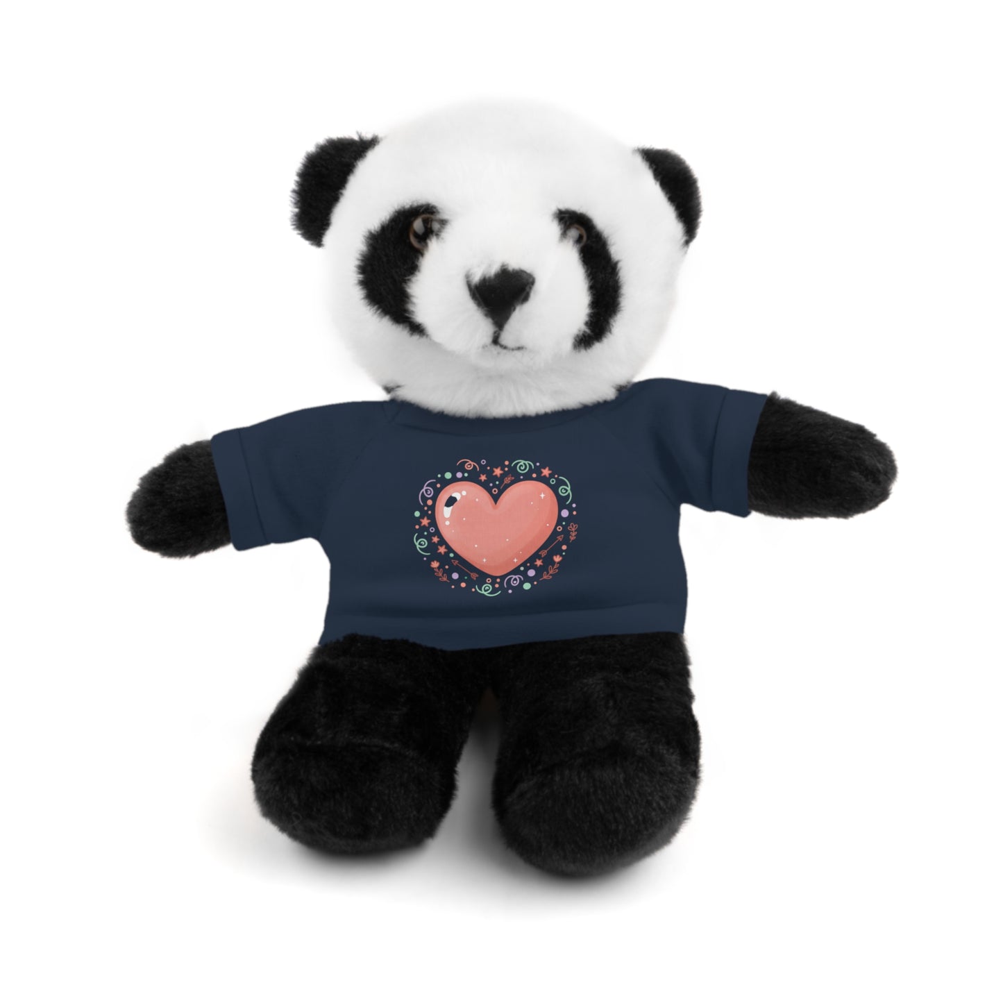 Plush Companion with Heart Stuffed Animals with Tee