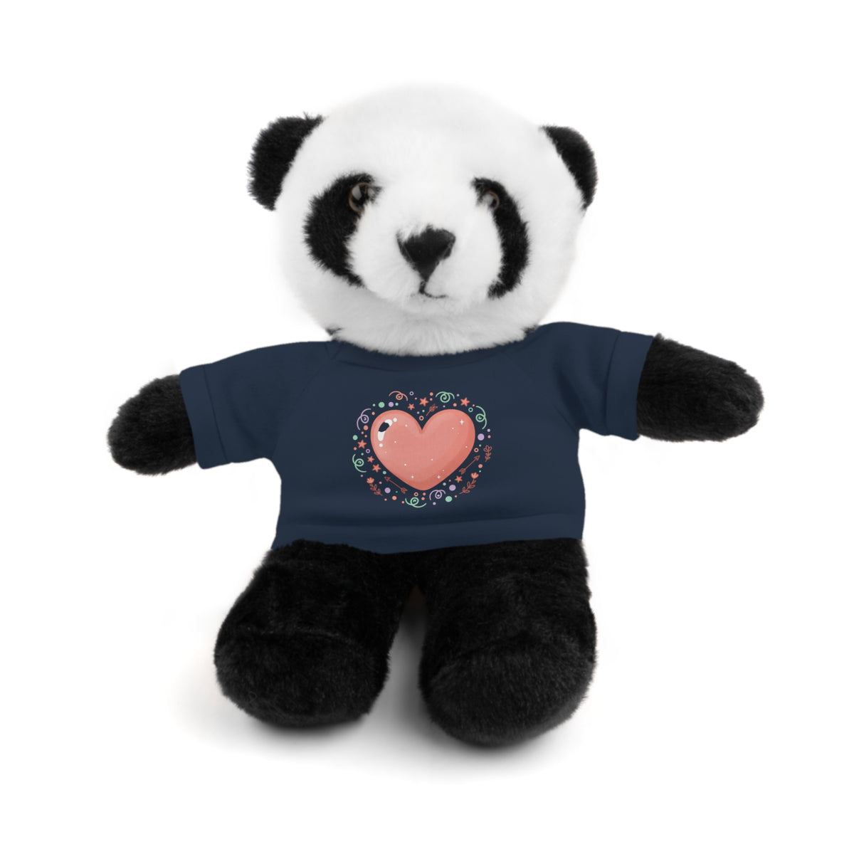 Plush Companion with Heart Stuffed Animals with Tee