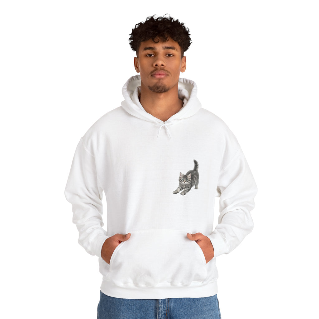 Playful Fluffy Tabby Cat Hoodie | Carmen Collection Bestie Best’s Luxury Brand