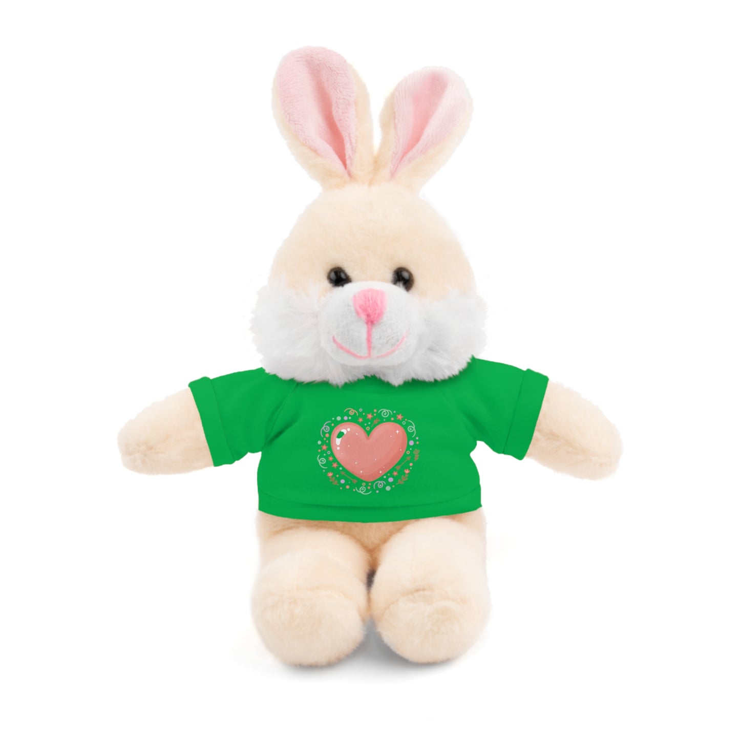 Plush Companion with Heart Stuffed Animals with Tee