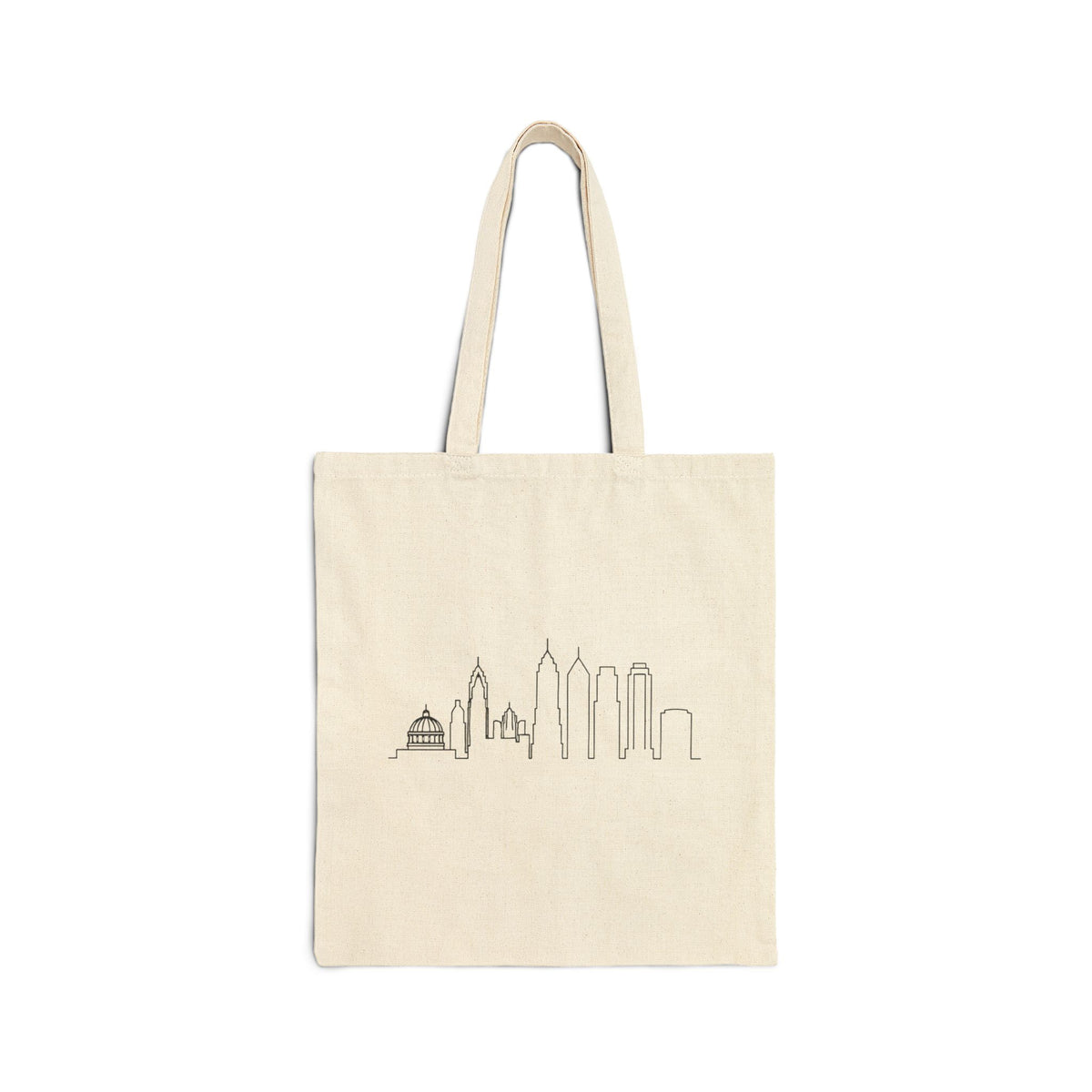 Atlanta Skyline Tote Bag | Atlanta Cat Silhouette Tote