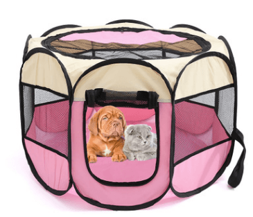 Portable Pet Haven: Foldable, Waterproof, And Breathable Octagonal Pet Fence