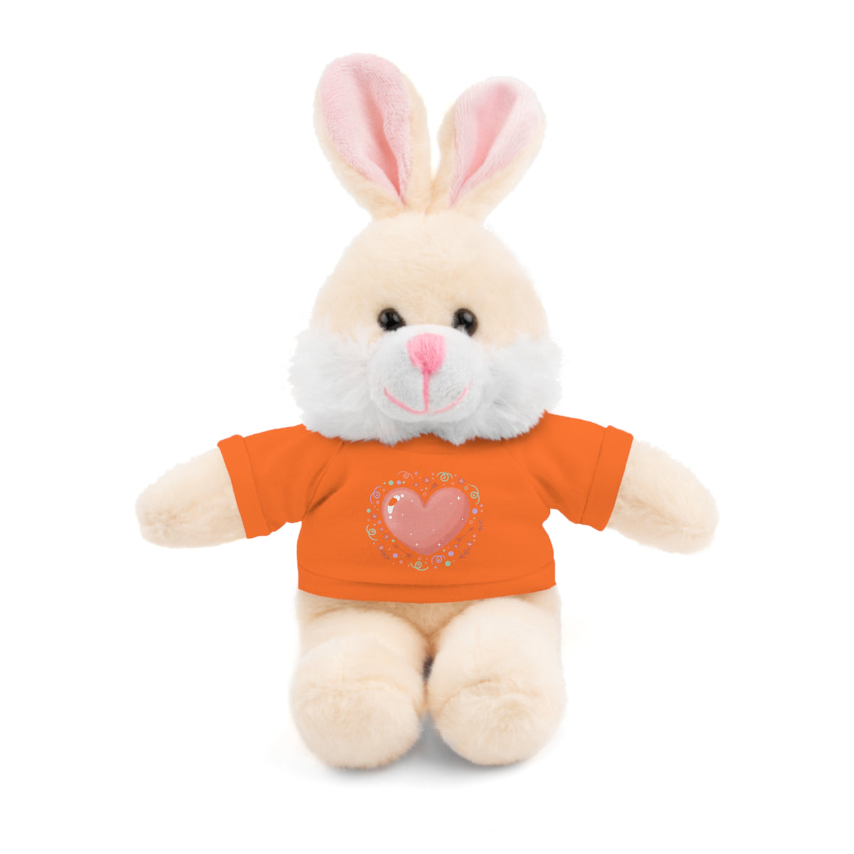 Plush Companion with Heart Stuffed Animals with Tee