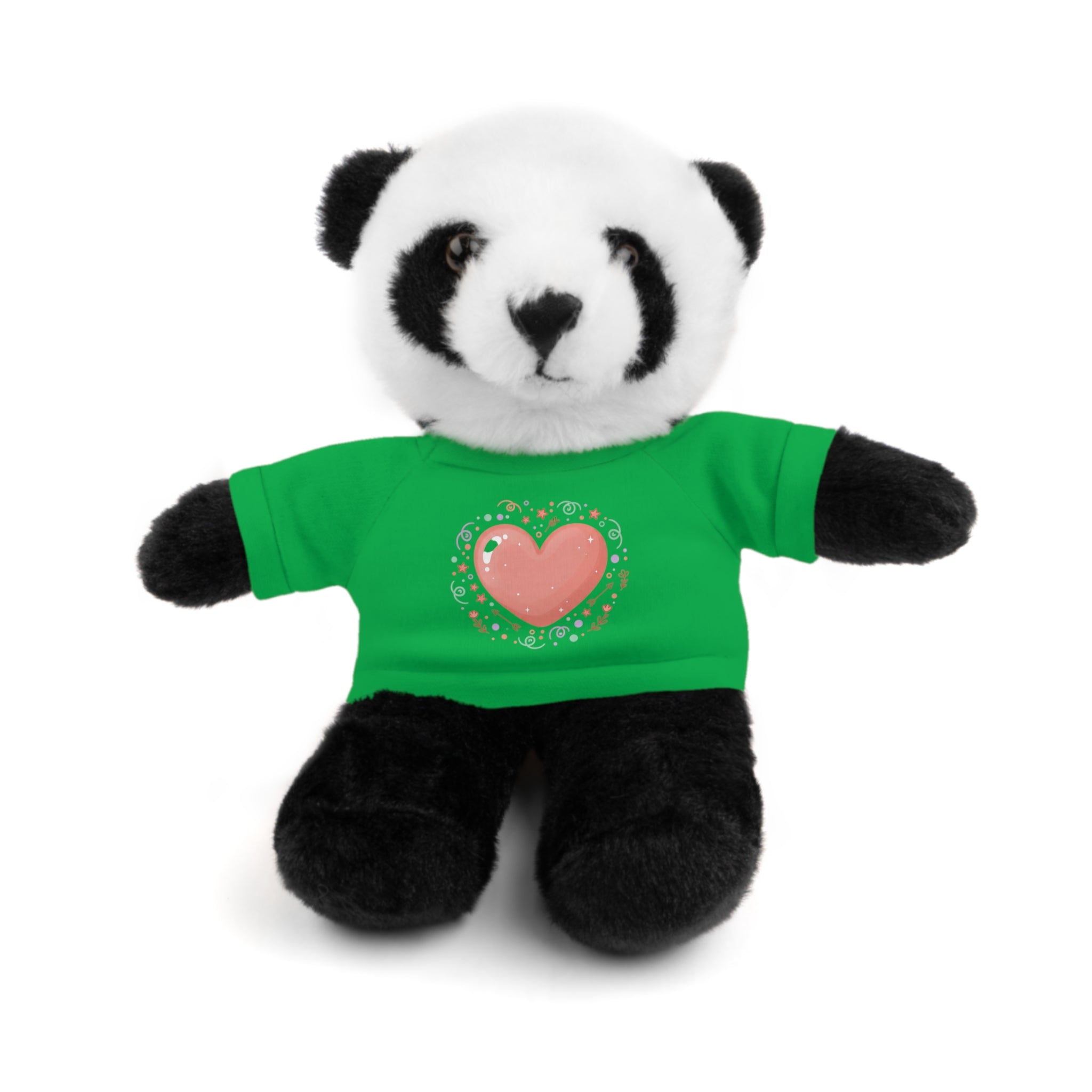 Plush Companion with Heart Stuffed Animals with Tee