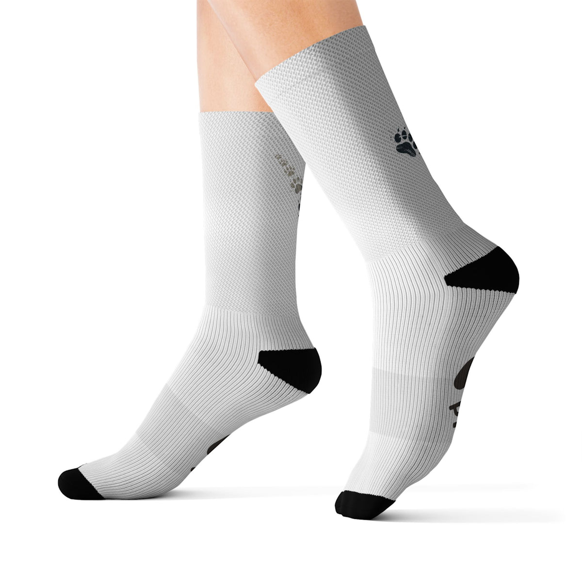 Stay Pawsitive Doggie Paw Socks