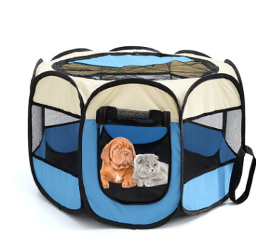 Portable Pet Haven: Foldable, Waterproof, And Breathable Octagonal Pet Fence