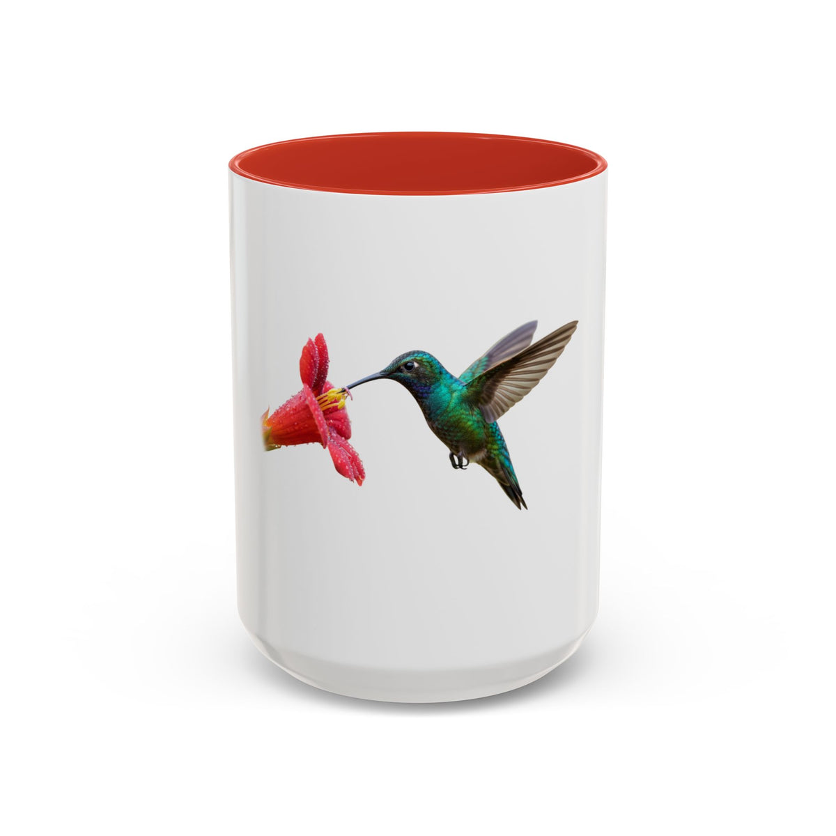 Hummingbird with Flower Thrive Not Just Survive Mug | Accent Coffee Mug