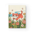 Kitten Meadow Ruled Journal — Cute Floral Cat Notebook for Pet & Nature Lovers