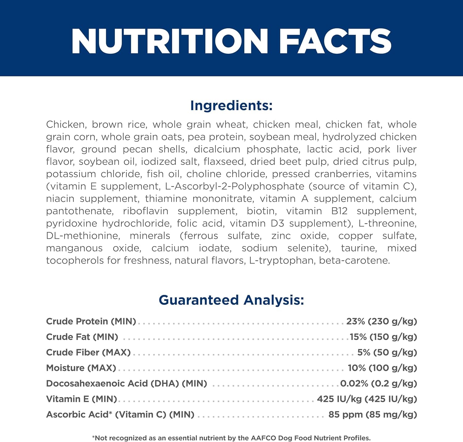 Puppy Dry Dog Food, Chicken & Brown Rice, 4.5 Lb. Bag