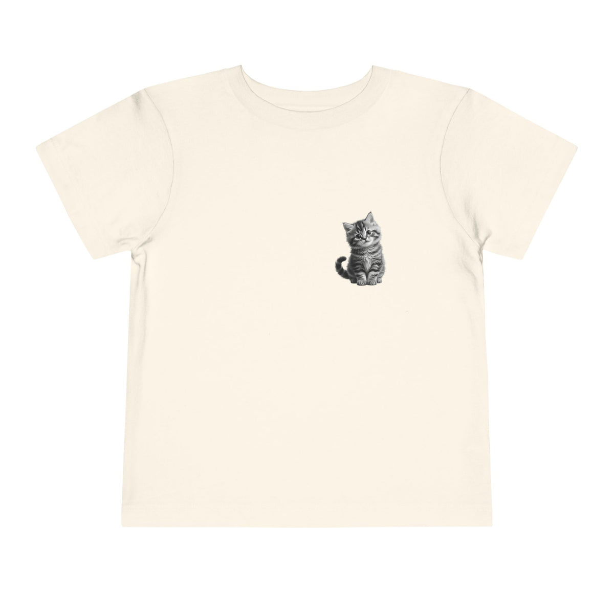 Tiny Tabby  Kitten toddler tee | Cute Cat Illustration- Sage Collection- Bestie Best Collection