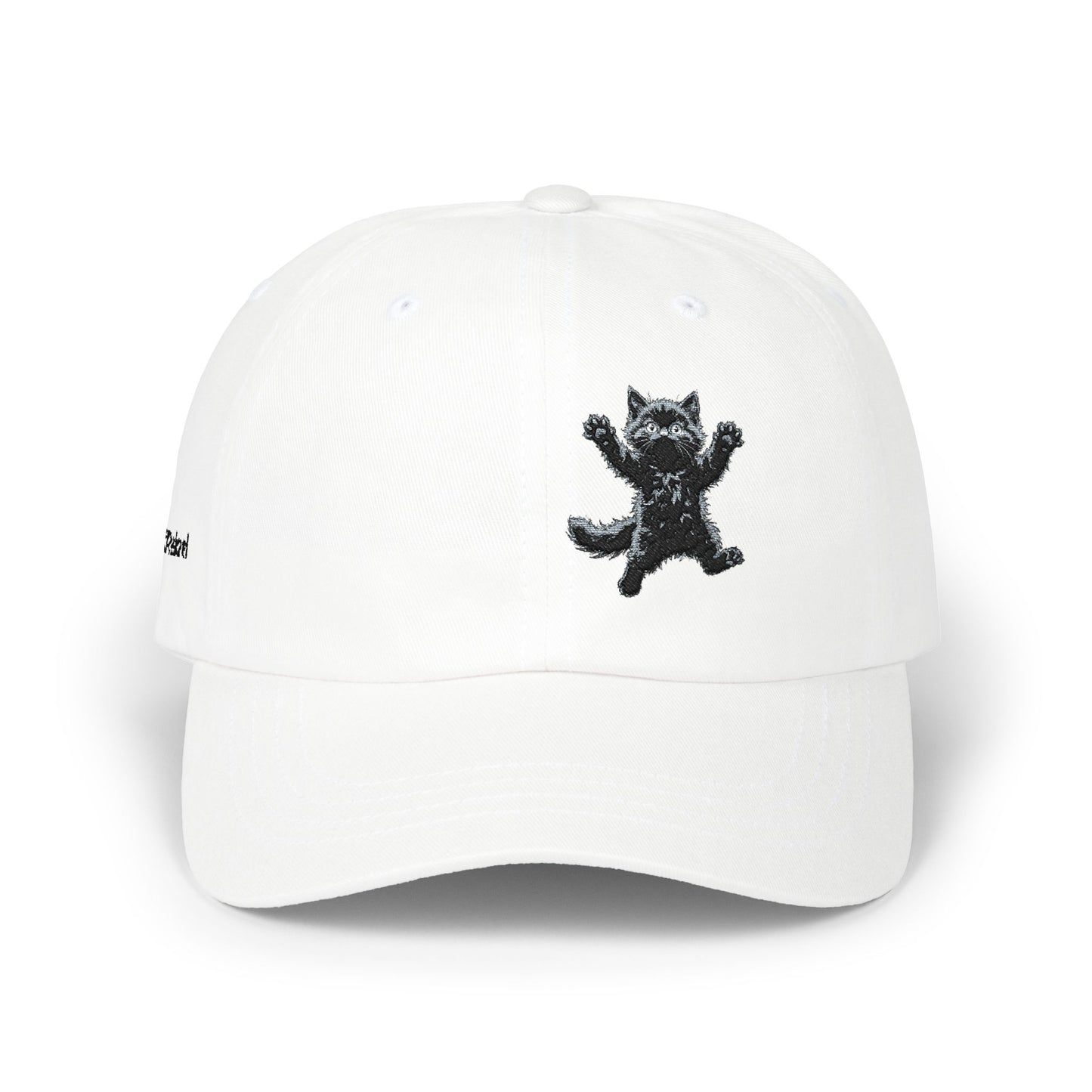 Jumping For Joy Black Cat Dad Cap | Embroidered Cat Hat- Boop Collection