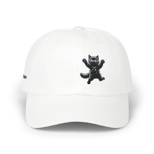 Jumping For Joy Black Cat Dad Cap | Embroidered Cat Hat- Boop Collection