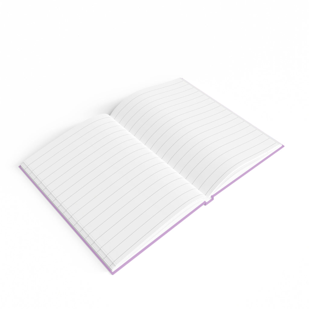 Cute Fluffy Kitten Journal | Ruled Lined Notebook, Pastel Cat Art