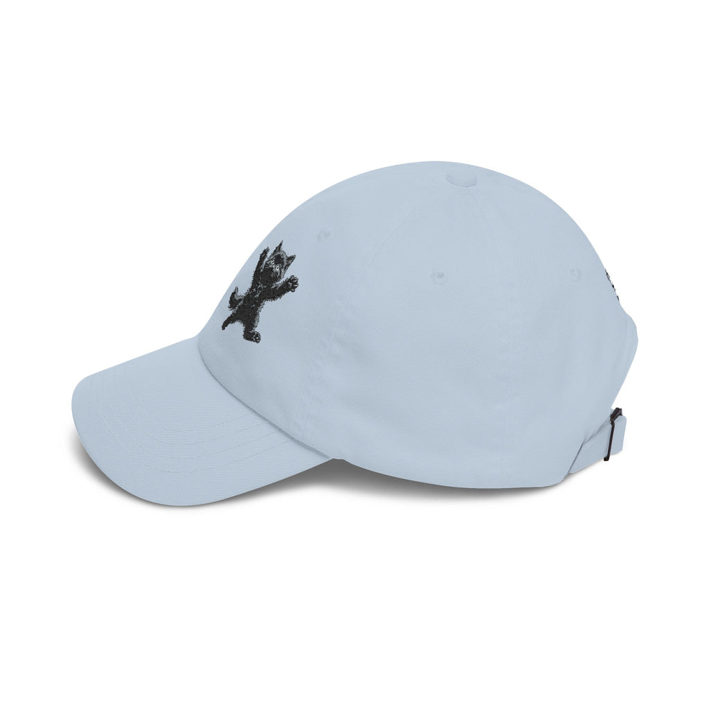 Jumping For Joy Black Cat Dad Cap | Embroidered Cat Hat- Boop Collection