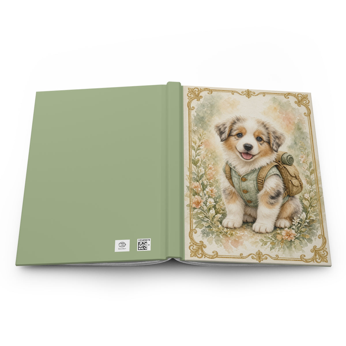 Little Explorer Adventure Puppy Journal | Cute Backpack Dog Hardcover Notebook- Bestie Best Collection Journal