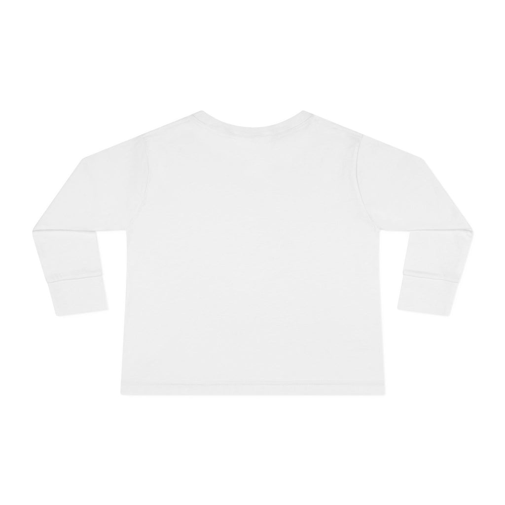 Playful Black Fluffy Kitty toddler long sleeve tee | Mini graphic- Twixie Collection- Bestie Best Collection