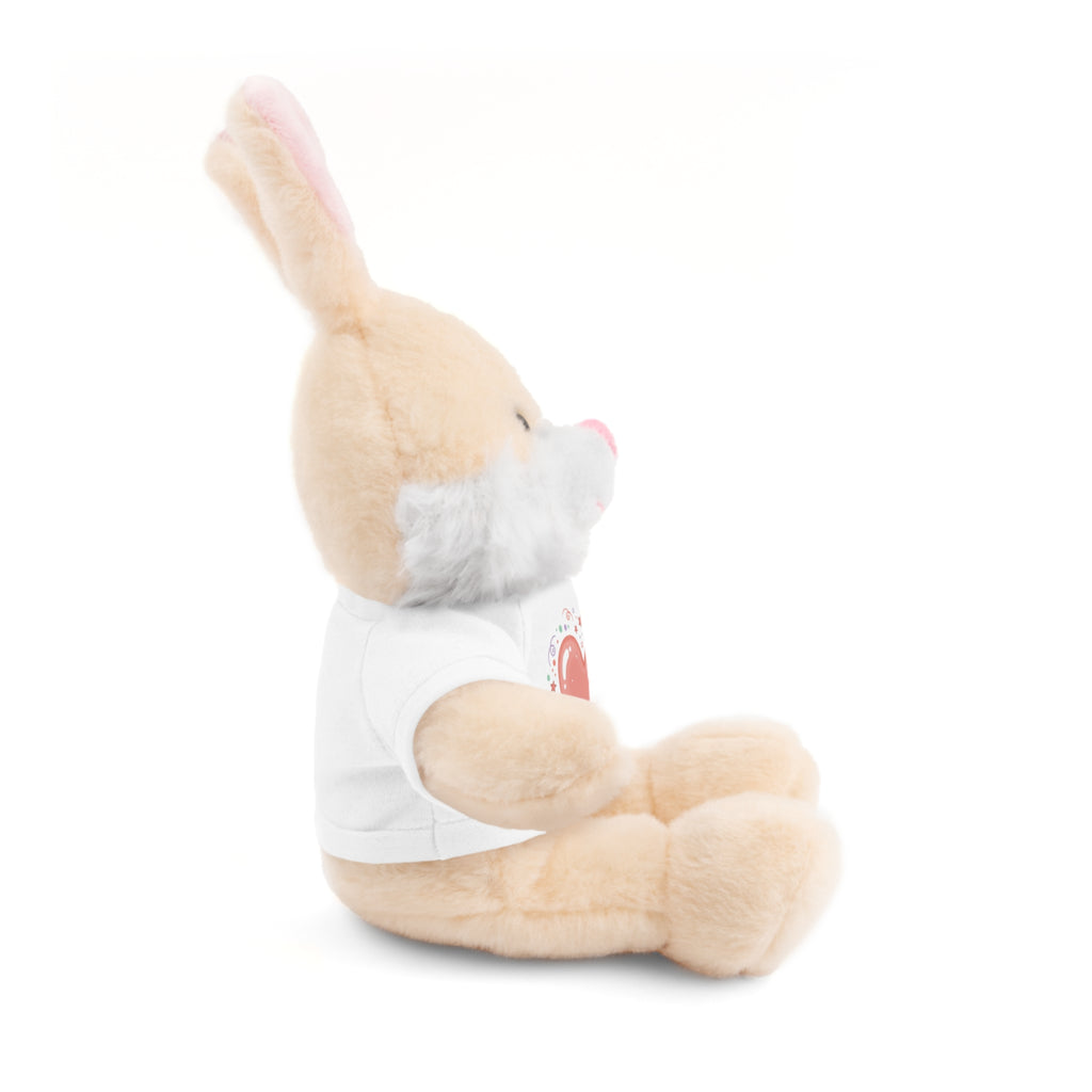 Plush Companion with Heart Stuffed Animals with Tee