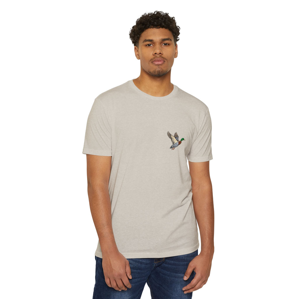 Flying Mallard Duck T-Shirt | Nature Wildlife Tee- Hunter Collection