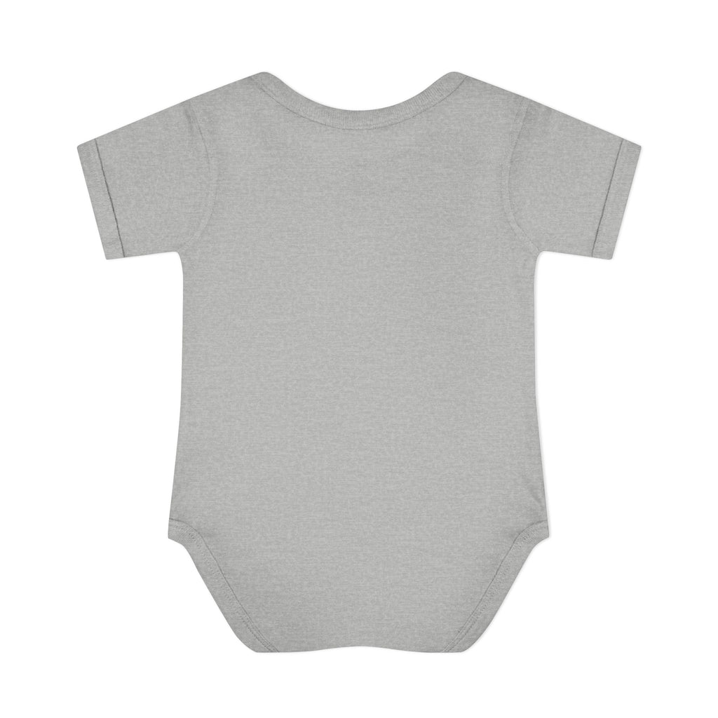 Cute Puppy & his Scooter- Infant Baby Rib Bodysuit- Unisex