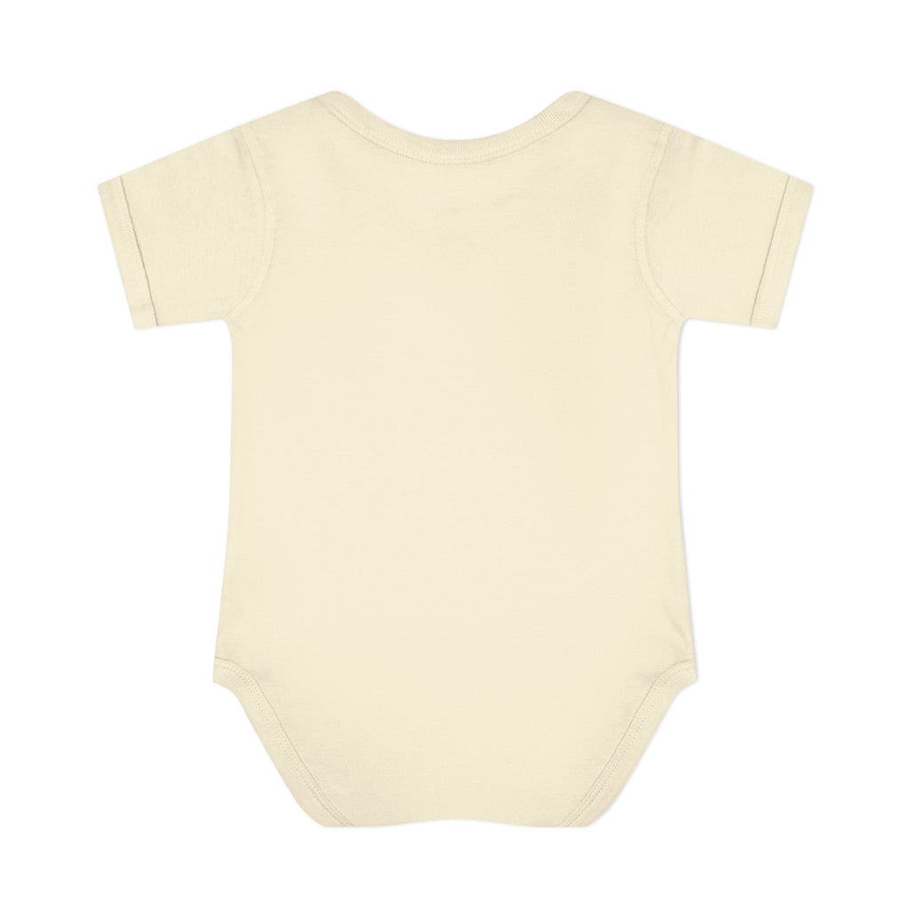 Cute Puppy & his Scooter- Infant Baby Rib Bodysuit- Unisex